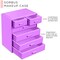 Sorbus Acrylic Makeup Organizer - Organization and Storage Case for Cosmetics, Skin Care, Make Up, & Jewelry with 4 Large, 2 Small Drawers